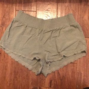 Olive Green Comfy Shorts